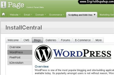 ipage-wordpress-